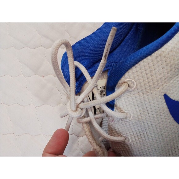 Man's Nike White Tennis Shoes Size 12 Some Wear See Pnotos - Picture 14 of 14